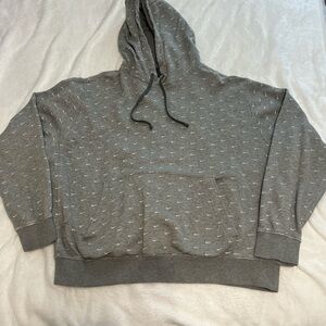 Nike Gray swoosh Men's Hoodie